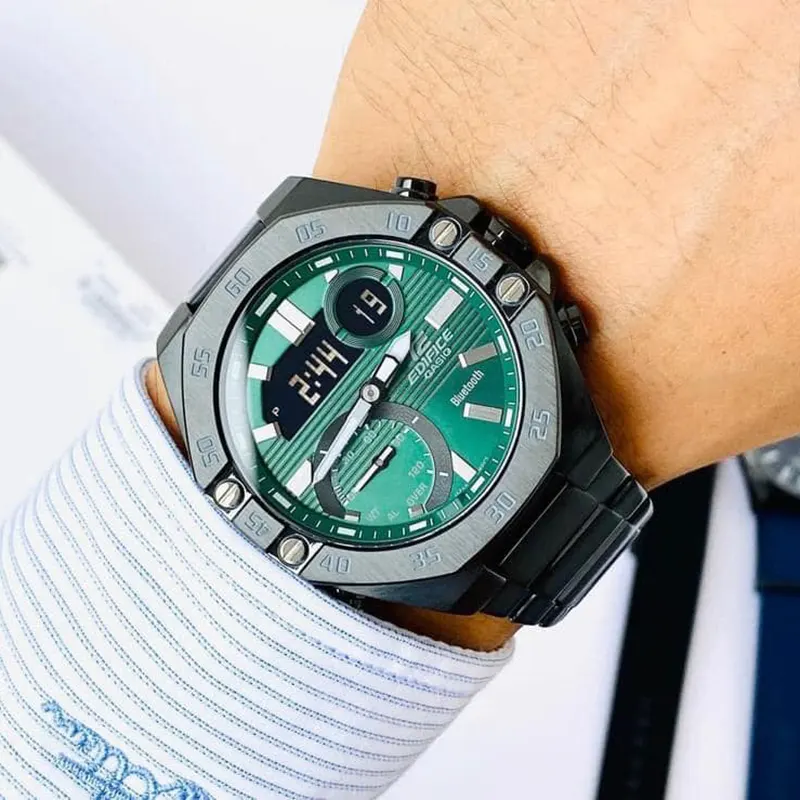 Casio Edifice Bluetooth Green Dial Men’s Watch | ECB-10DC-3A